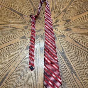 Jones New York Red striped Tie